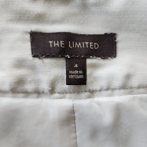 The Limited tweed pencil skirt, cream color, size 4 - Picture 3 of 7